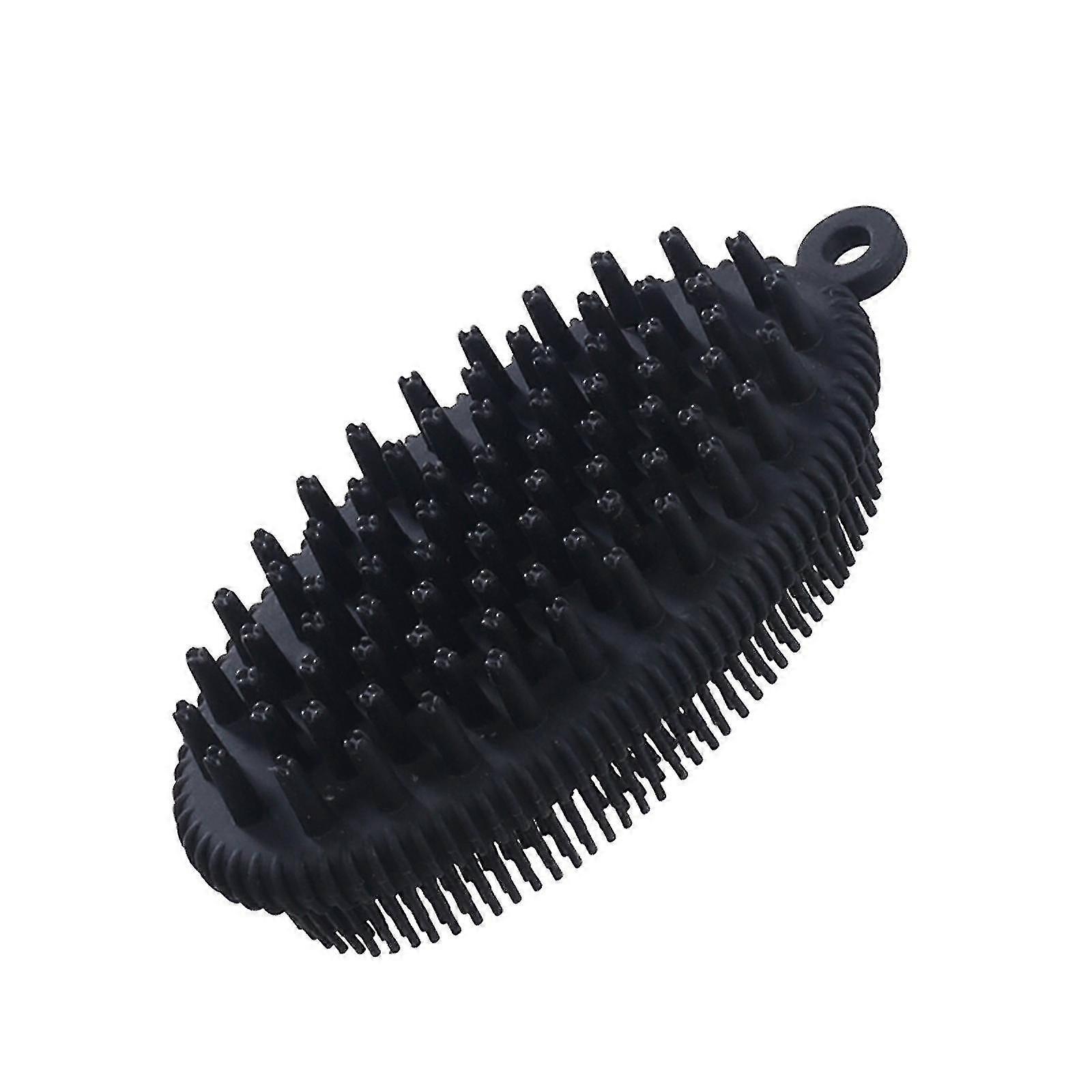 Shampoo Brush Silicone Bath Brush Multifunctional Double-sided Massage Brush