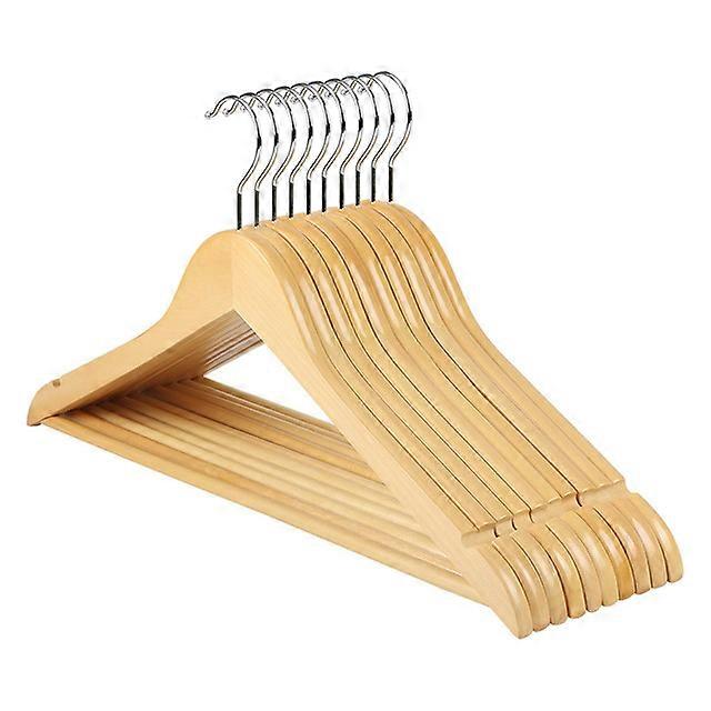 Wooden Clothes Hangers 100 Units Wood Hanger Antique Bulk Save Space Wardrobe Coat Hangers Clothing Organizers Bedroom Closets