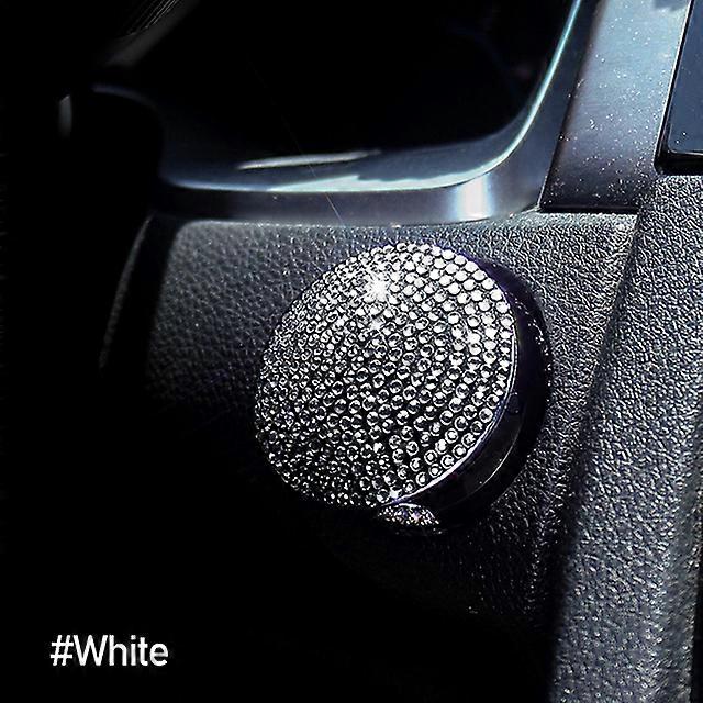 Vehicle Interior CarIgnition Onekey Start Stop Push Button Switch Button Protective Cover Auto Decoration Interior Rhinestone Engine Accessories