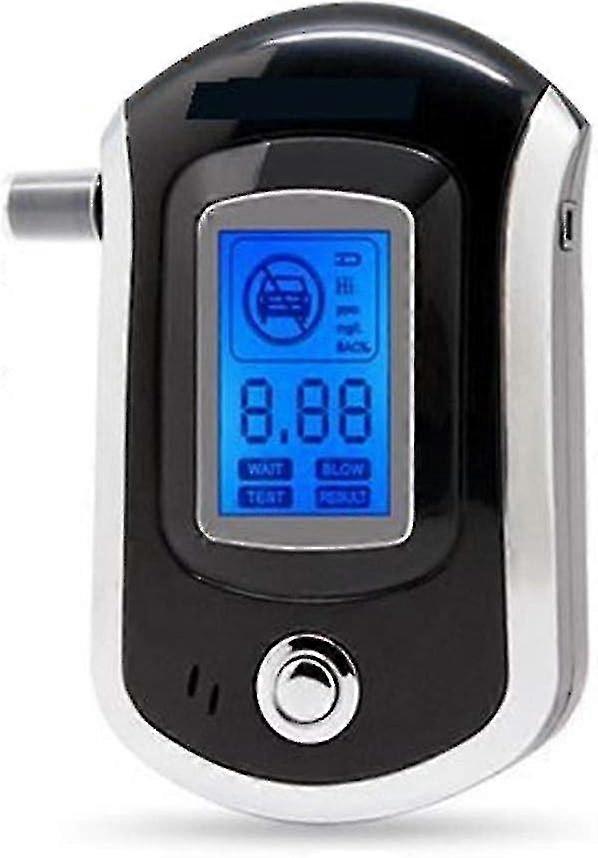 Cph20 Digital Alcohol Breath Tester Analyzer Breathalyzer With Lcd Displayblack1pcs