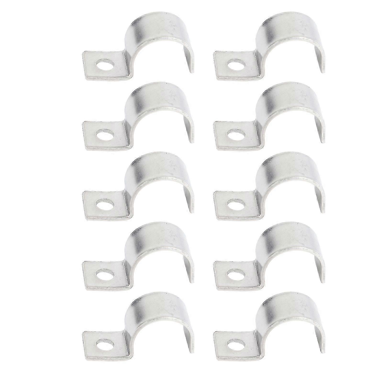 304 Stainless Steel P Type One Pipe Clamp Strong Sturdy Corrosion Resistant Single Hole Pipe Clamp25mm