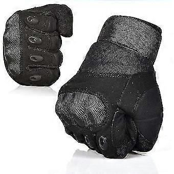Herren Vollfinger Outdoor Sport Arbeitshandschuhe Jagd Motorrad Fahrrad Radfahren Klettern Langlauf Handschuhe (l)