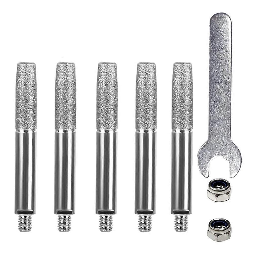 Hard Texture Chainsaw Sharpening Stone Diamond Grinding Heads 4mm/4.8mm/5.5mm