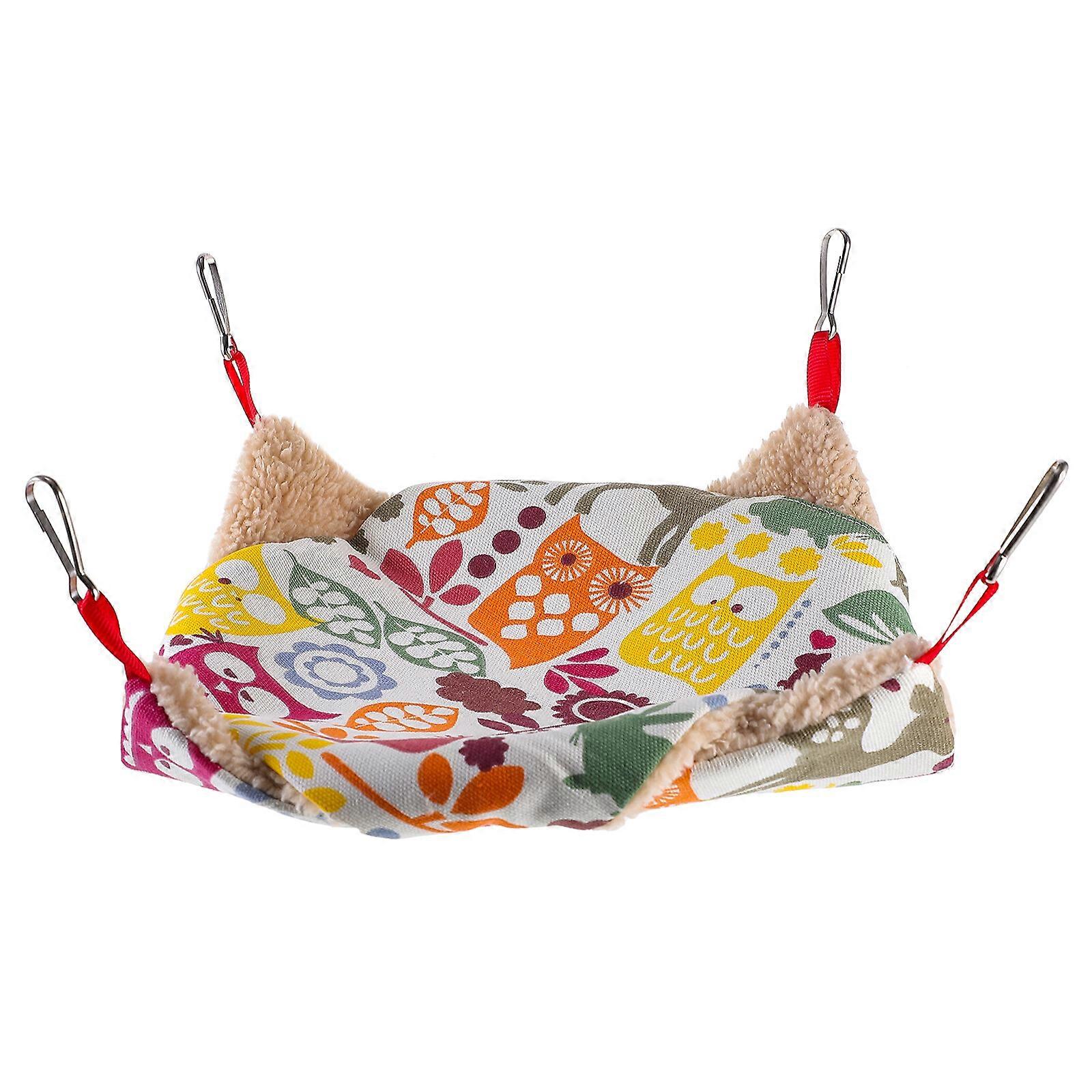 Guinea Pig Hideout Cage Hanging Bed Chinchilla Hamster Warm Hideout Small Animals Hammock