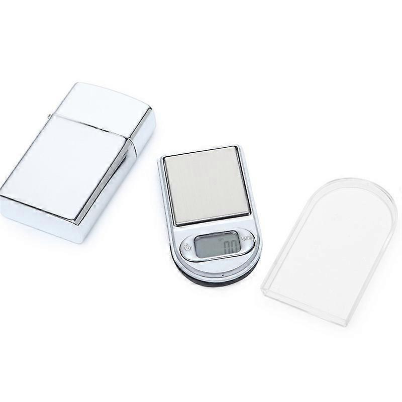 Mini Electronic Scale Mini Lighter Pattern 0.01g Precision Digital Scales Pocket Scale for Diamond Kitchen Electronic Scale