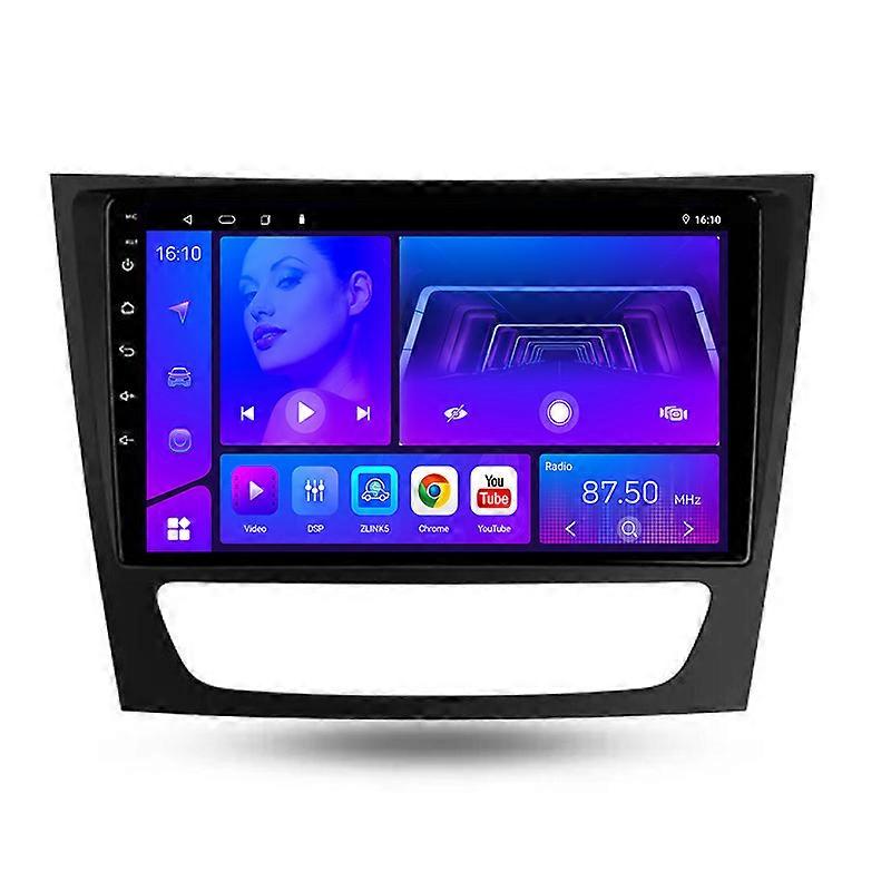 2 Din For Mercedes Benz E-Class W211 CLS-Class W219 2001 - 2011 Carplay 4G WIFI Android Auto Car Radio Player Stereo Car Multimedia Video player GPS N