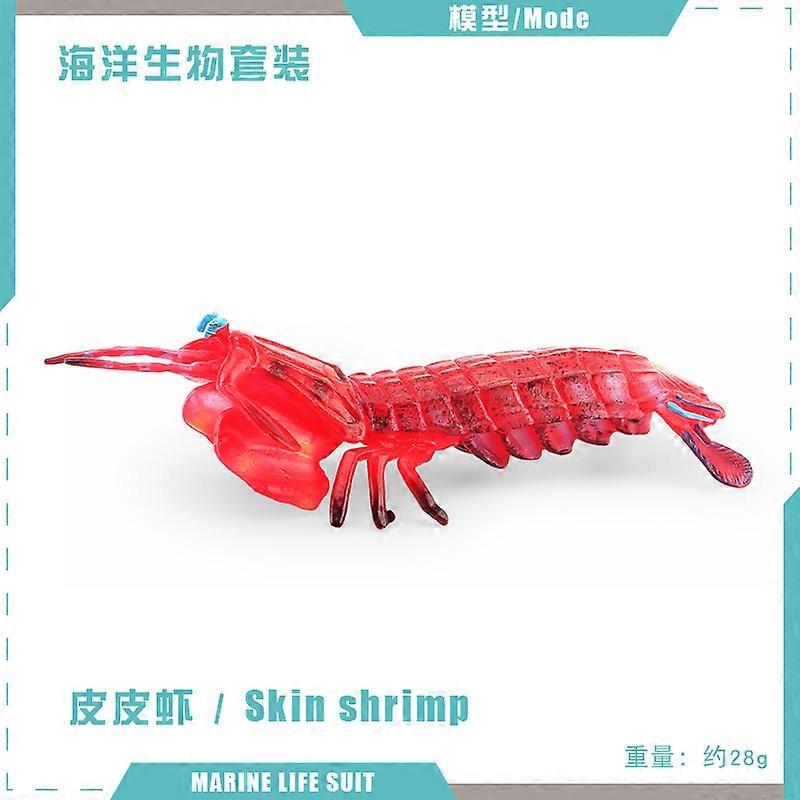 2 pcs Artificial Shrimp Model Fake Shrimp Model Simulated Shrimp Display Model for Decor