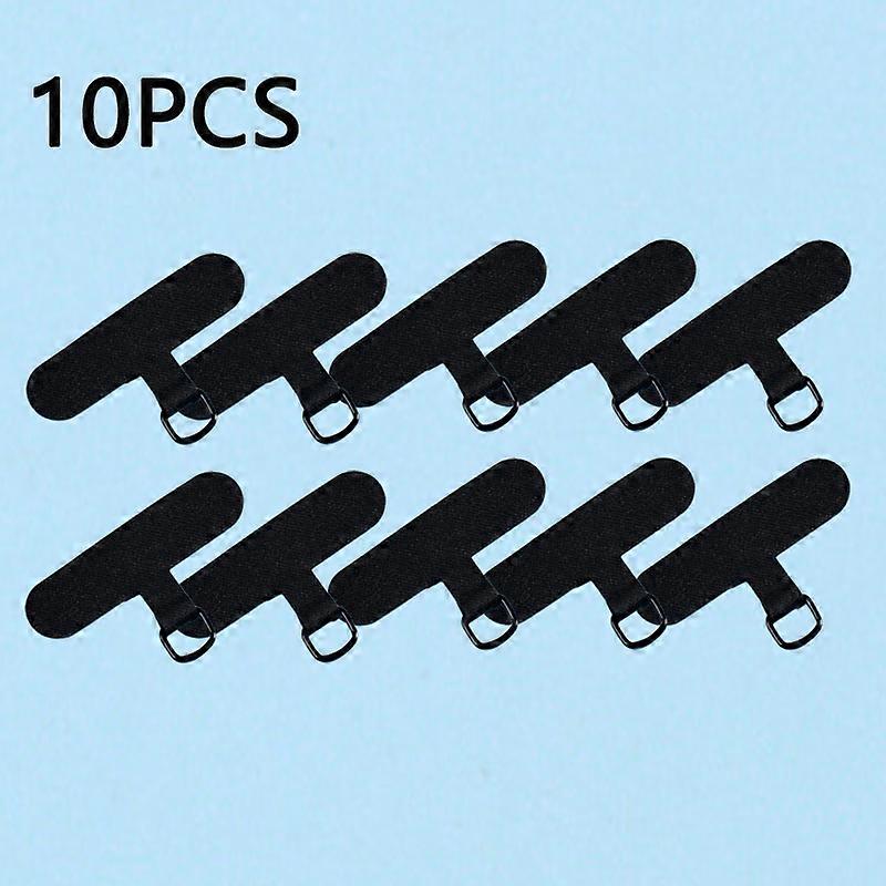 10PCSユニバーサル携帯電話ストラップストラップガスケットアンチロストTPUナイロン取り外し可能な電話吊り下げコードパッチスリングテザーパッド