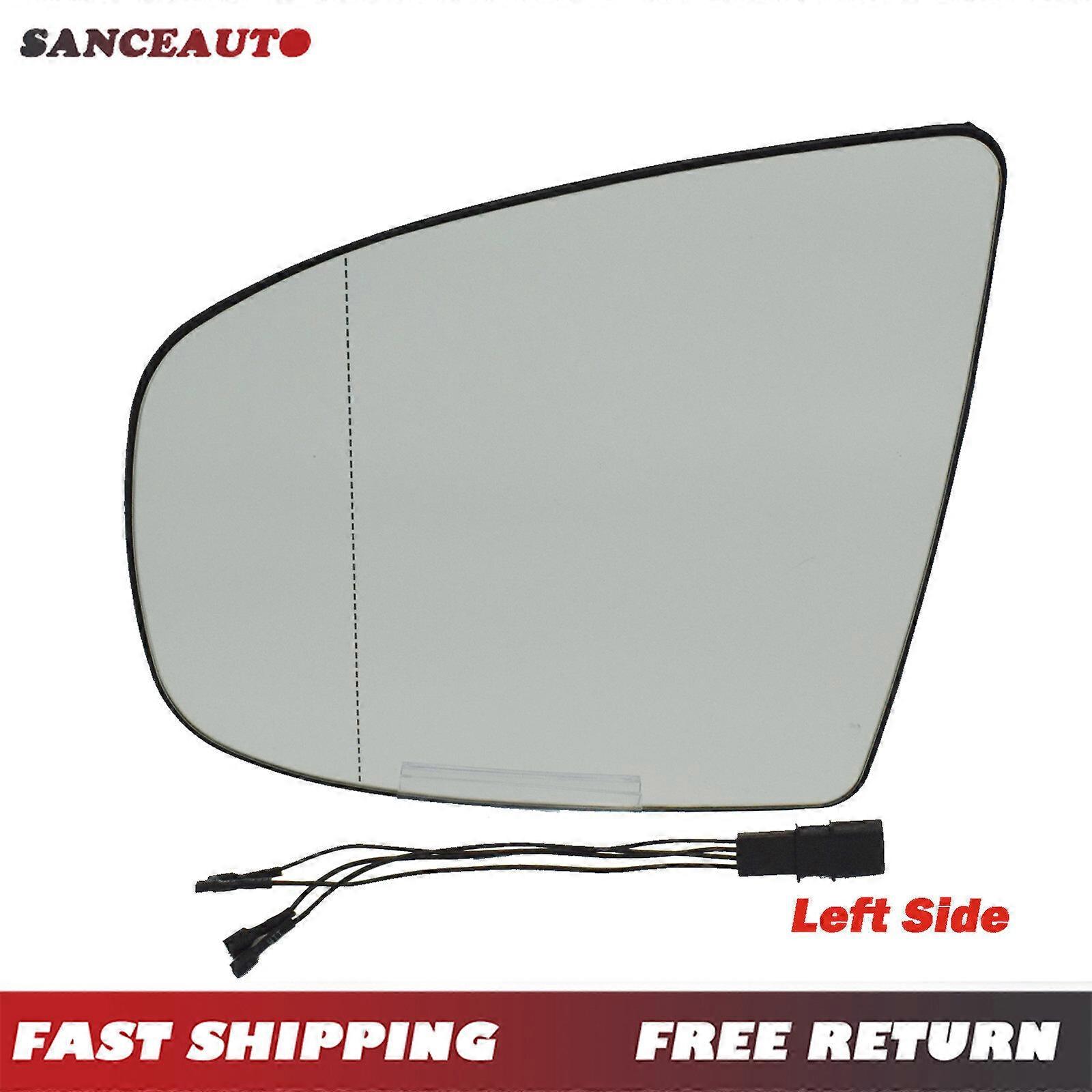 Mirror Glass Heated Left Driver For 2007-2014 BMW X5 X6 E70 E71 E72 51167174981