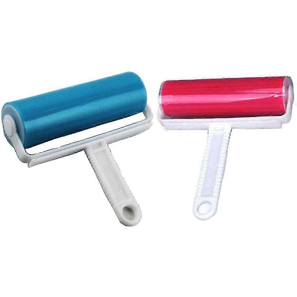 Lint Roller 2 Pack, Resuable And Washable Lint Roller, Sticky Pet Hair Remover For Clothes, Pet Hairs, Carseats