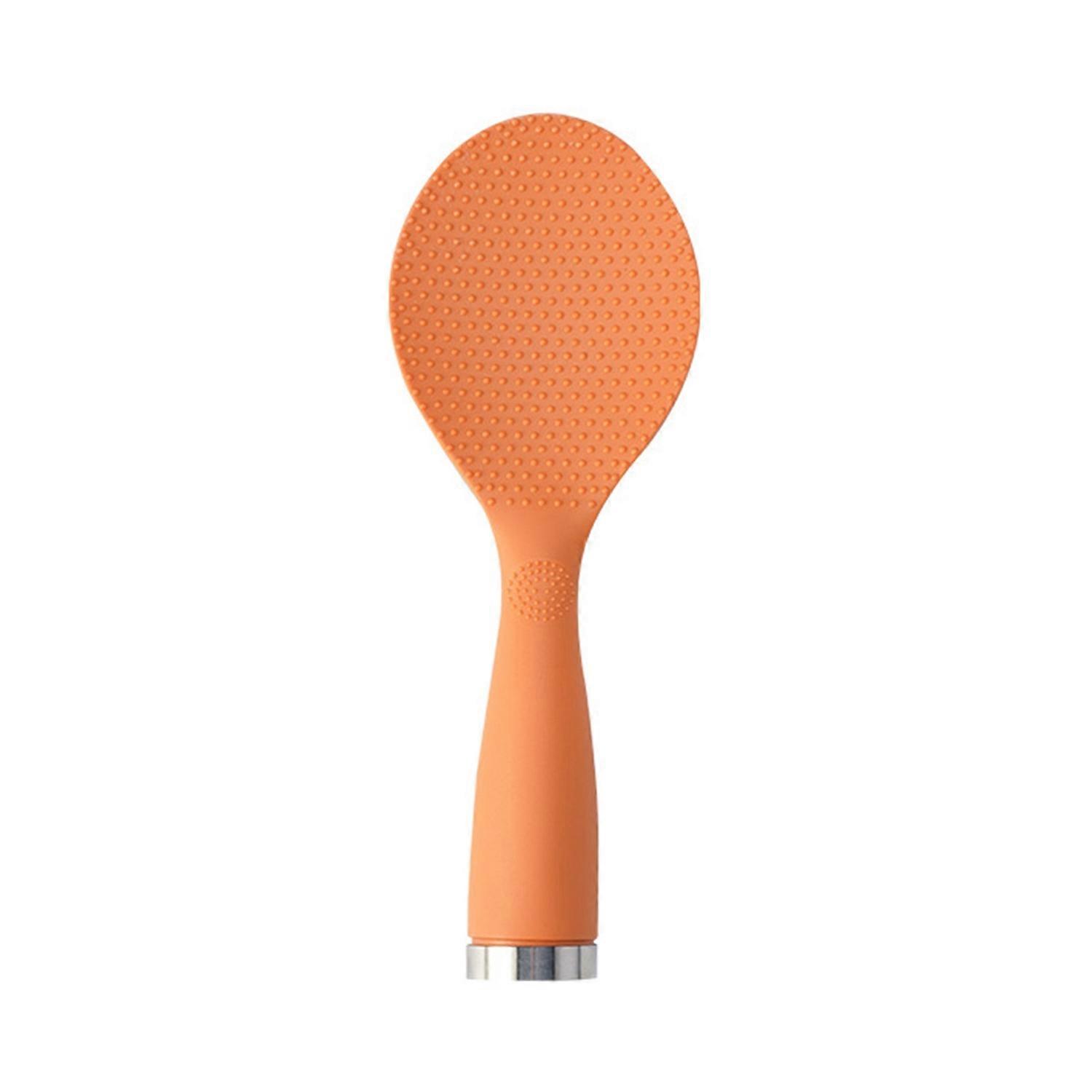 Rice Shovel Multifunctional Non-Stick Long Handle Plastic Spoon with Bump Design Tableware Food