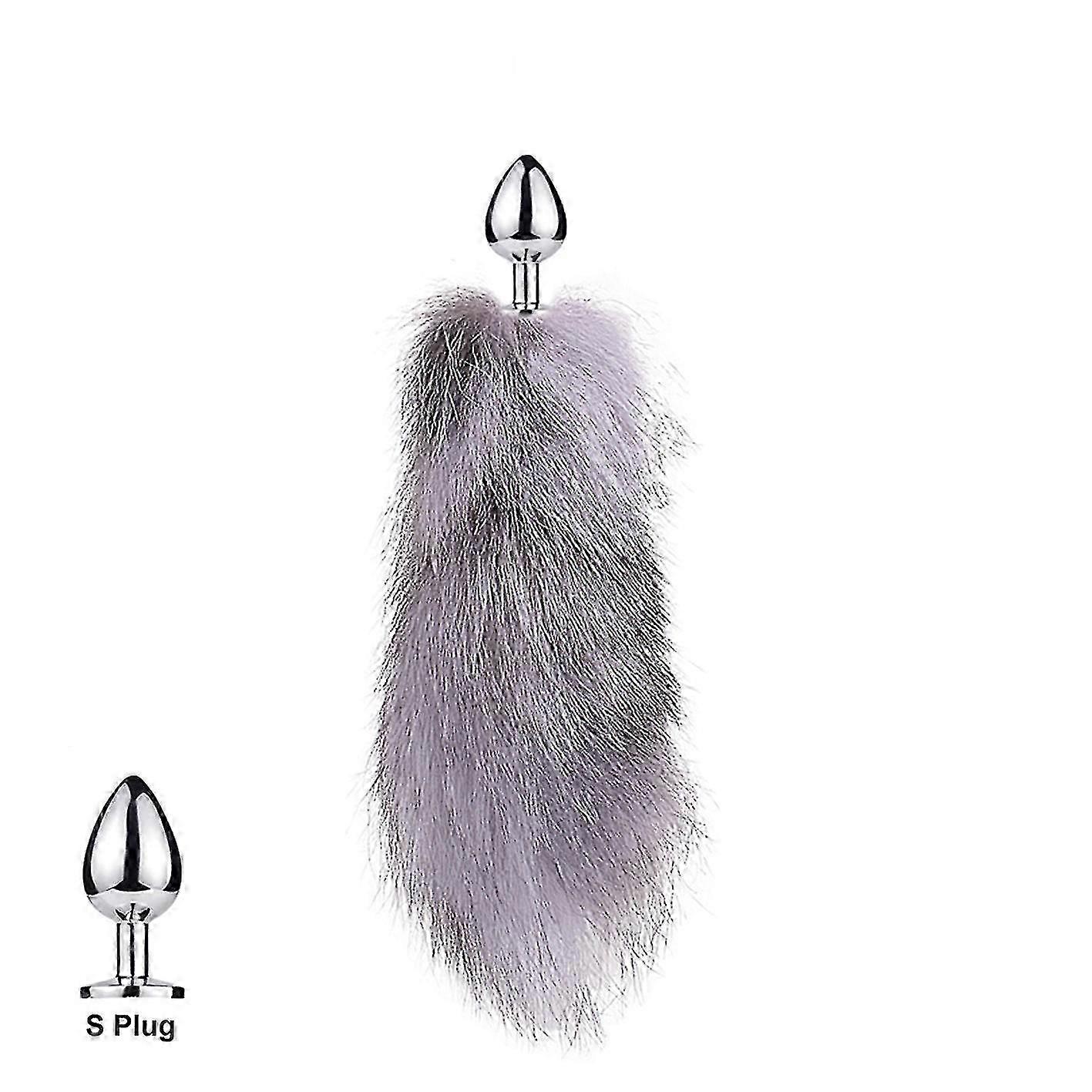 Tail Plug-in Fox Tail Cat Small Props Real Hair Small Tail Detachable Dog Playing Sp