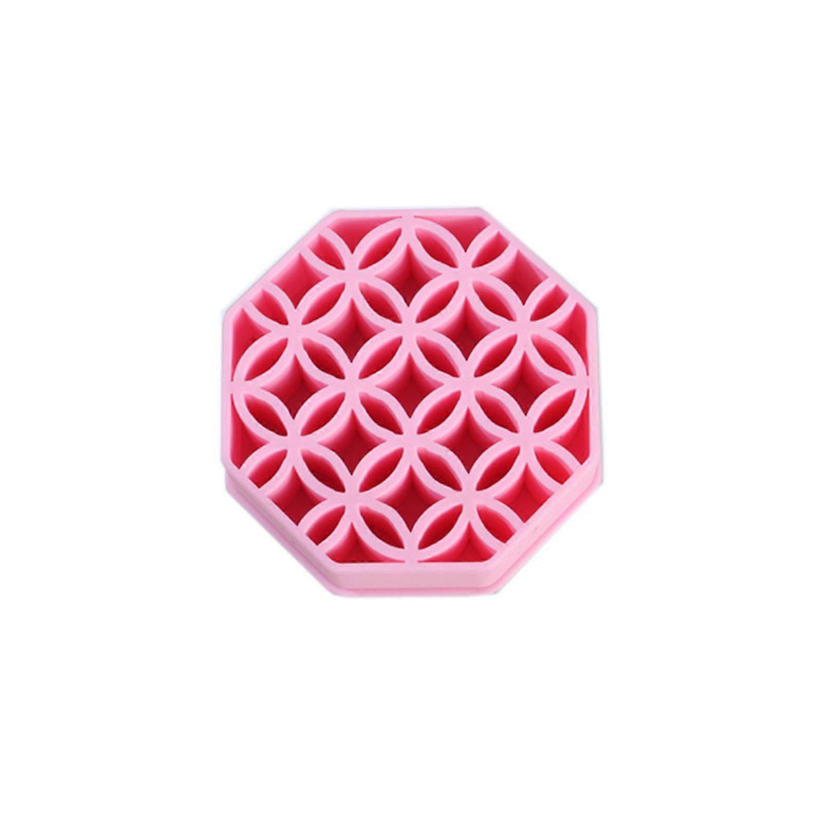 Silicone Makeup Brush Drying Rack Organiser Labor-Saving Cosmetic Brush Cleaner for All Size Brushes
