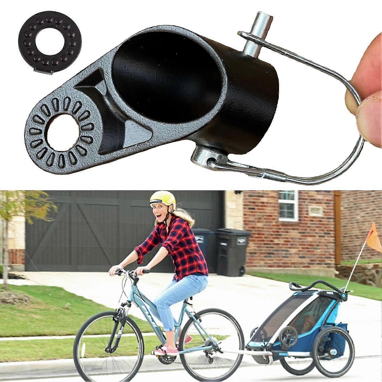 Bike Trailer Hitch, Quick-Release Tow Hook, Shock-Absorbing