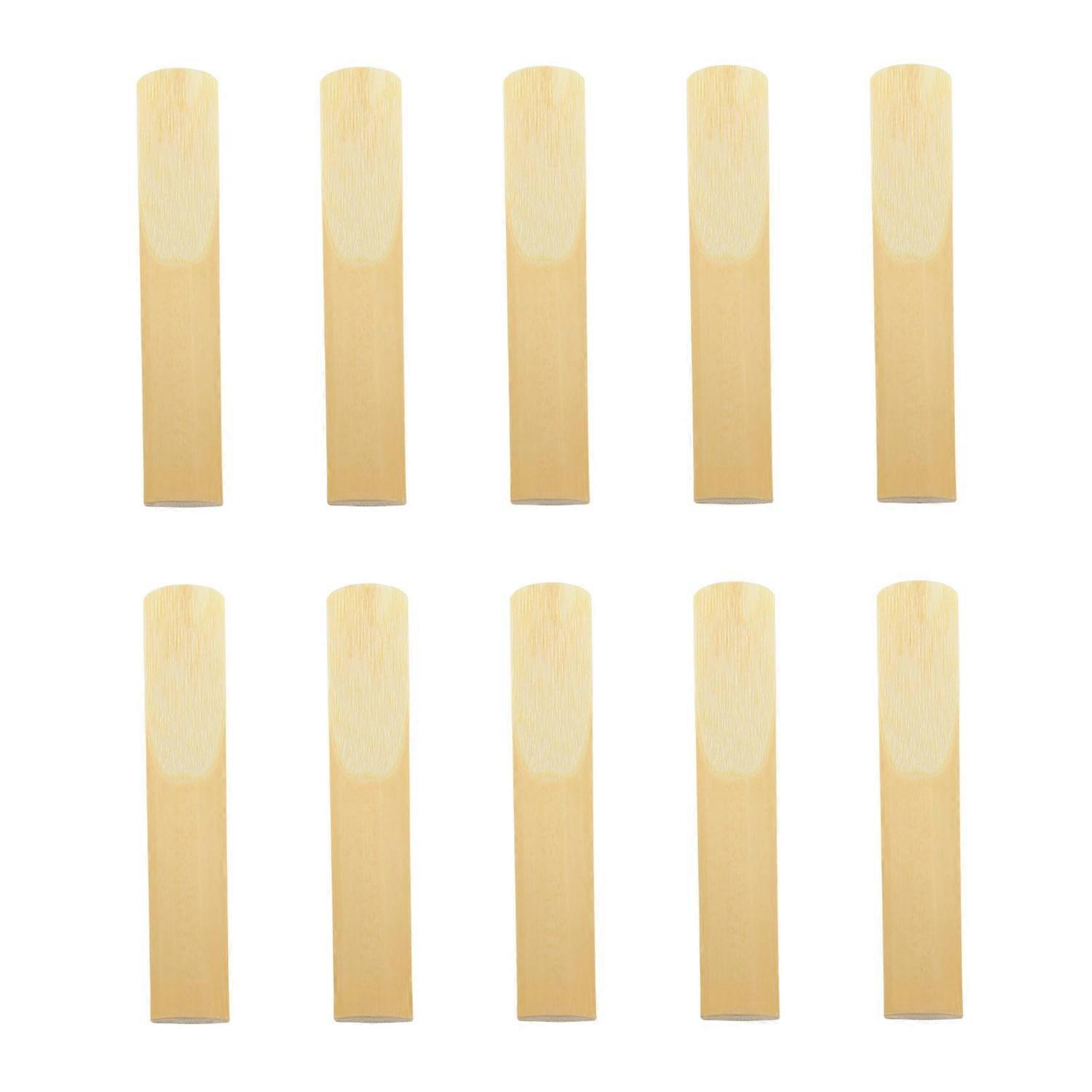 10Pcs Clarinet Reeds Produce Clear Sound Smoothing Light Portable Traditional Reeds for Clarinet Rep