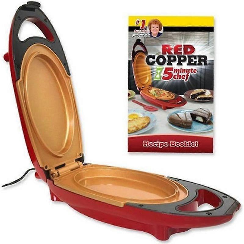 Electric cooker with reinforced ceramic non-stick surface-Minute Cooker + Spatula