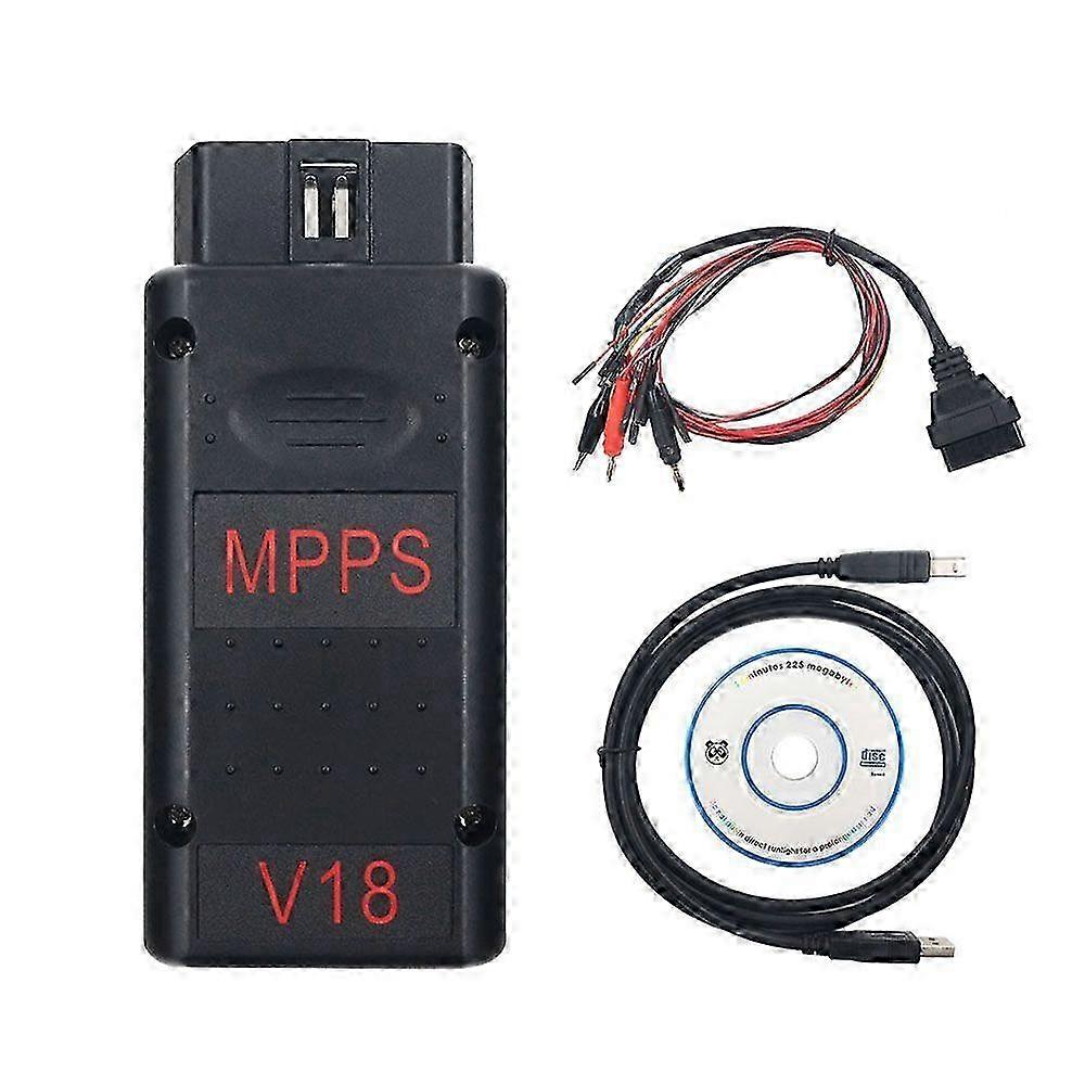 MPPS V18 OBD2 Diagnostic Tool MAIN + TRICORE + MULTIBOOT V18.12.3.8 with Breakout Tricore Cable