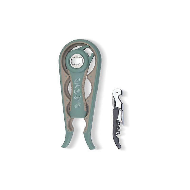 3 piece set,green Jar Opener for Weak Hands, Seniors with Arthritis 4 in 1 Multi Function Bottle Opener Lid Opener For Arthritic Hands with Non Slip R