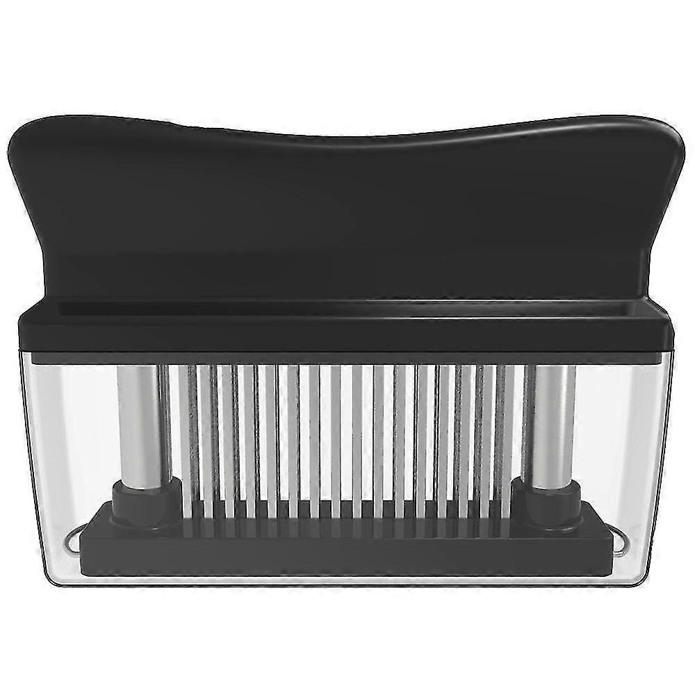 Meat Tenderizer Tool 48 Blades Stainless Steel - Easy To Use Clean - Transforms Hard Meat Cuts Into Expensive Buttery Goodness