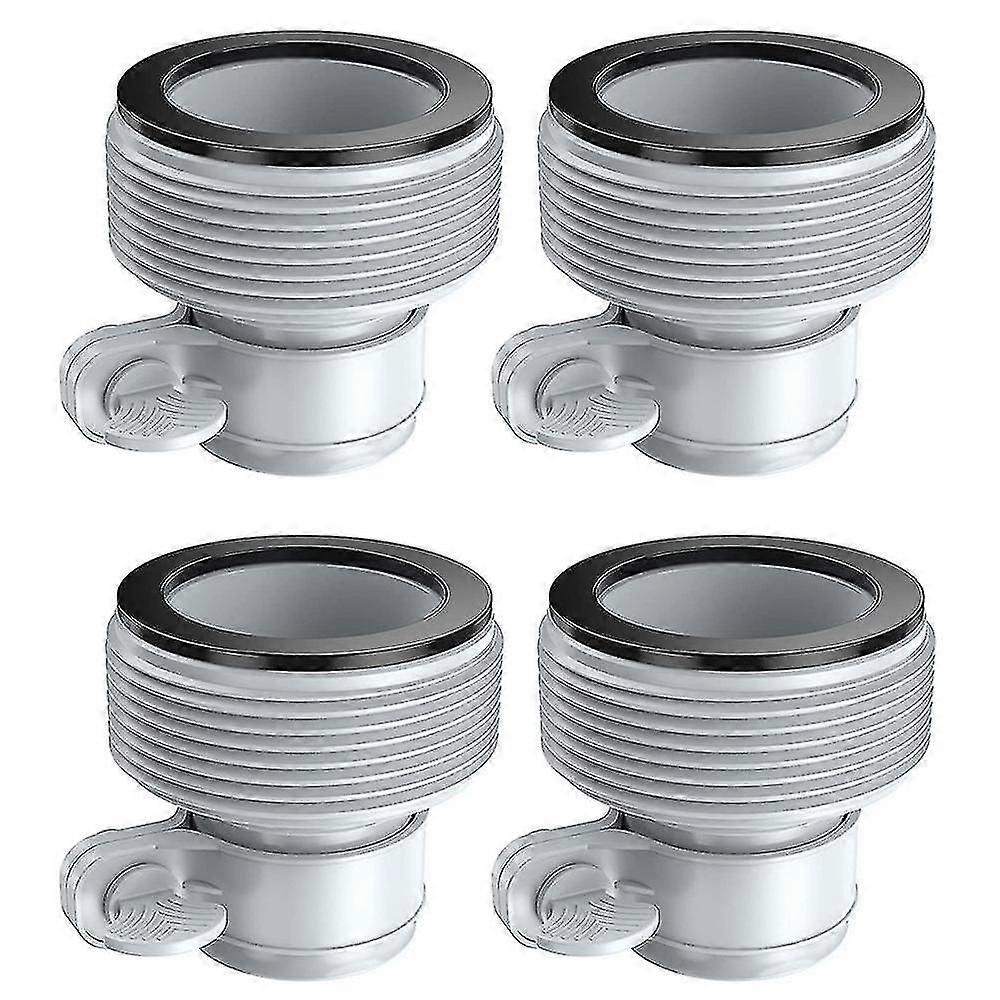 Type B Hose Adapter For Pumps, 4 Pack, Pool Hose Adapter For 1.5inch And 1.25inch Fittings