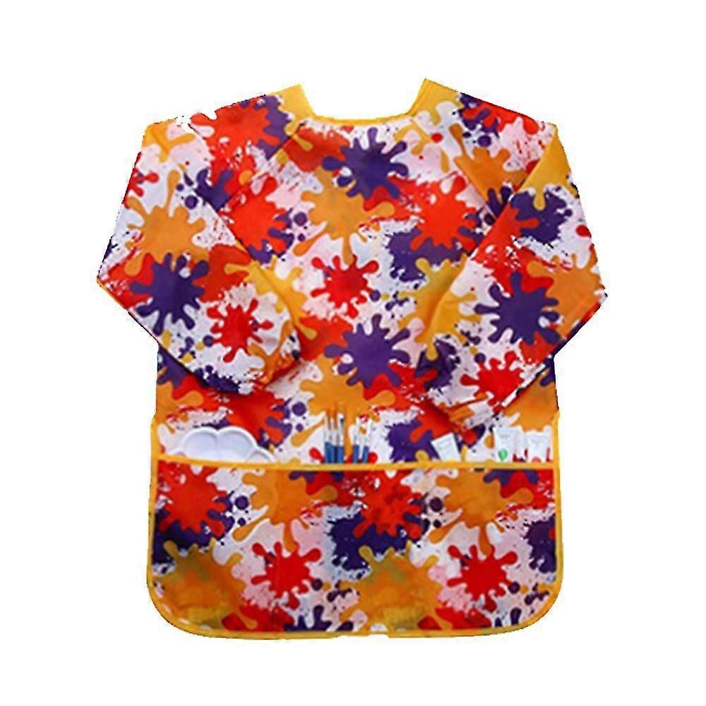 Children Waterproof And Anti-fouling Reverse Wearing Overalls Children Painting Apron