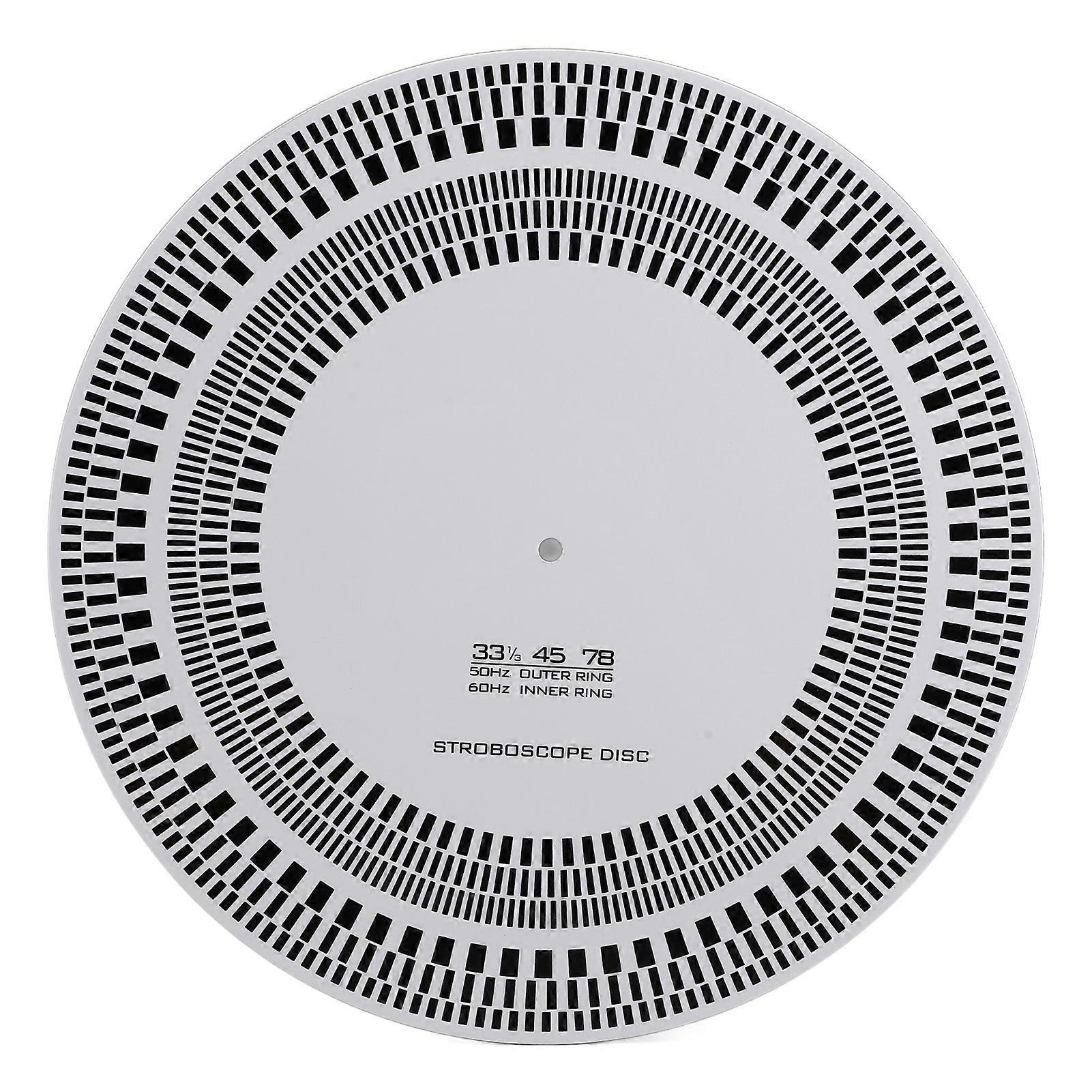 Record Player Speed Disk 297mm Diameter 3mm Thickness Adjustable Turntables Calibration Disc