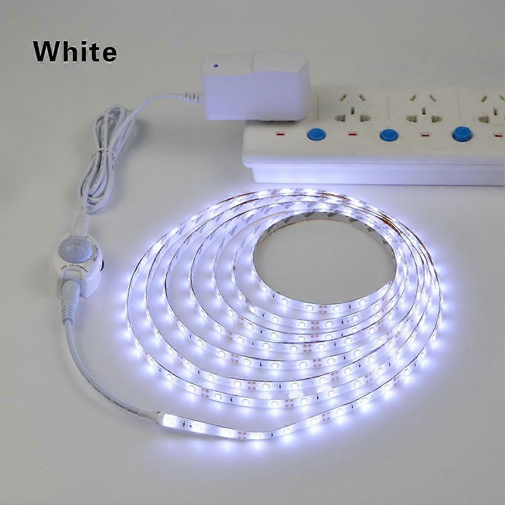 Closet Kitchen LED Lighting Tape LED Strip Light Under Cabinet LED Cupboard Lamp With PIR Motion Sensor Switch EU 220V Lamp