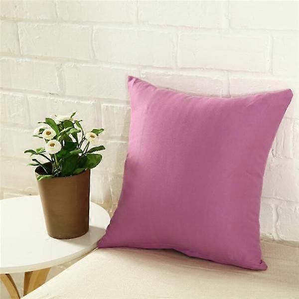 Solid Color Pillow Cover Sofa Cushion Cover Bedside Pillow Office Pillow Core Office Chair Pillow