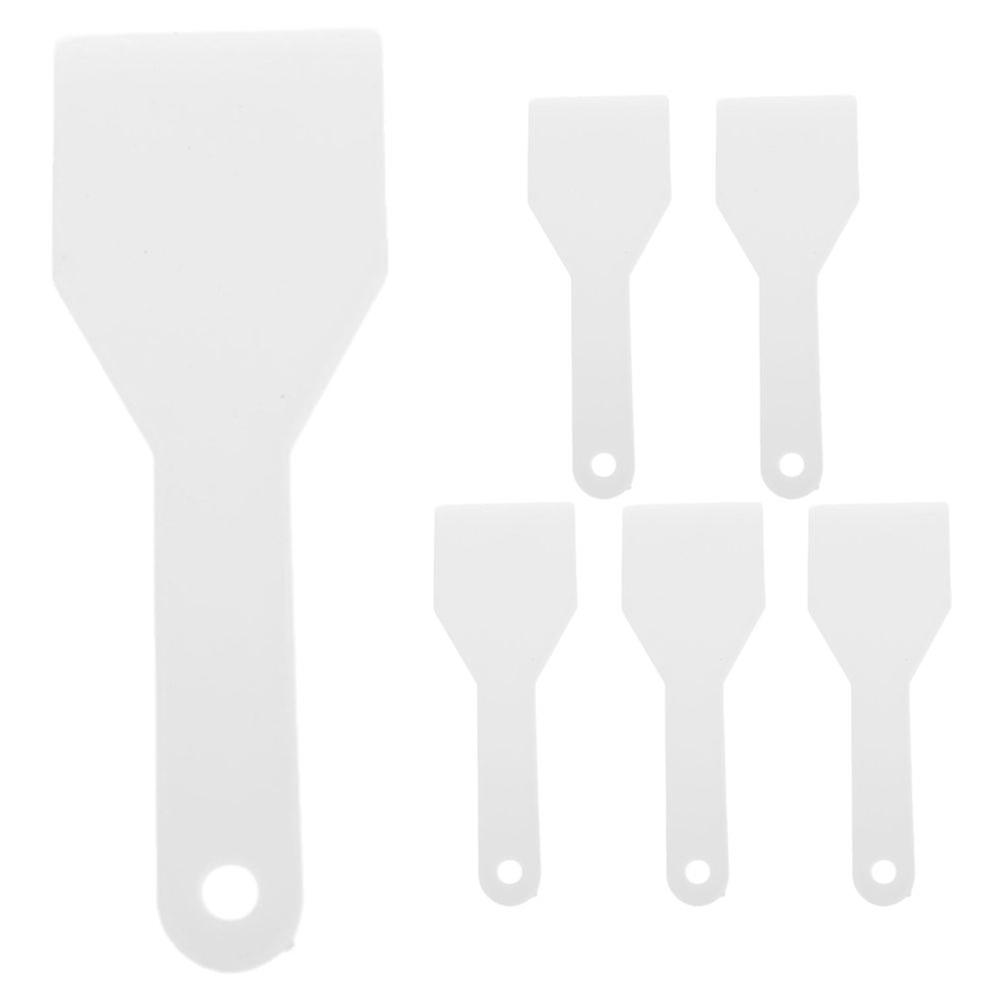 Refrigerator Ice 6Pcs White Plastic for Removing Ice Use with No Scratch Safety