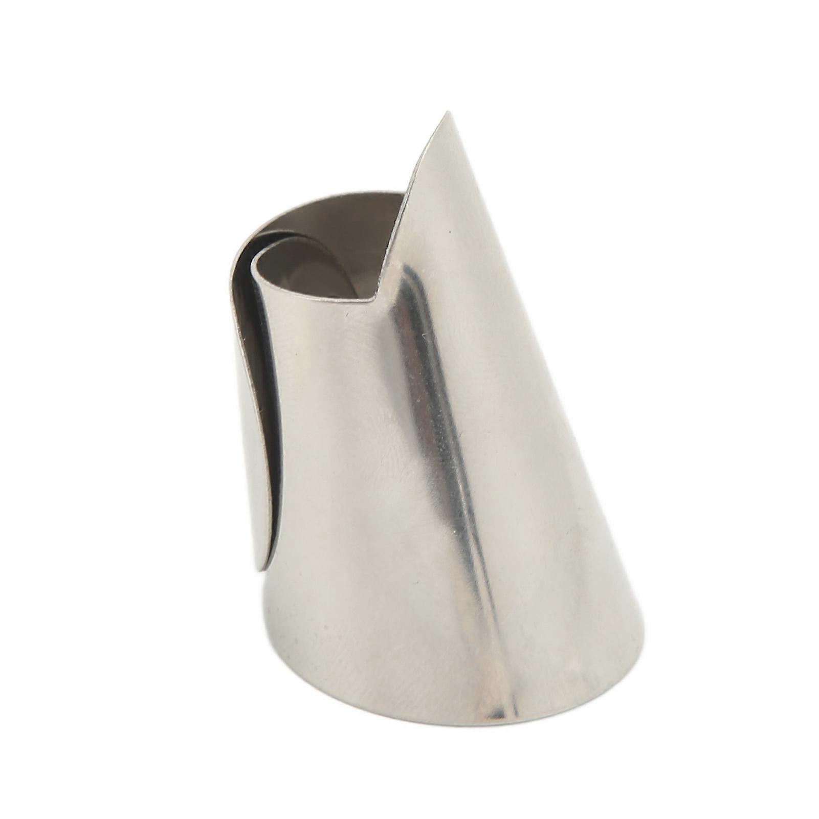 Stainless Steel Finger Guard for Safe Cutting in Kitchen