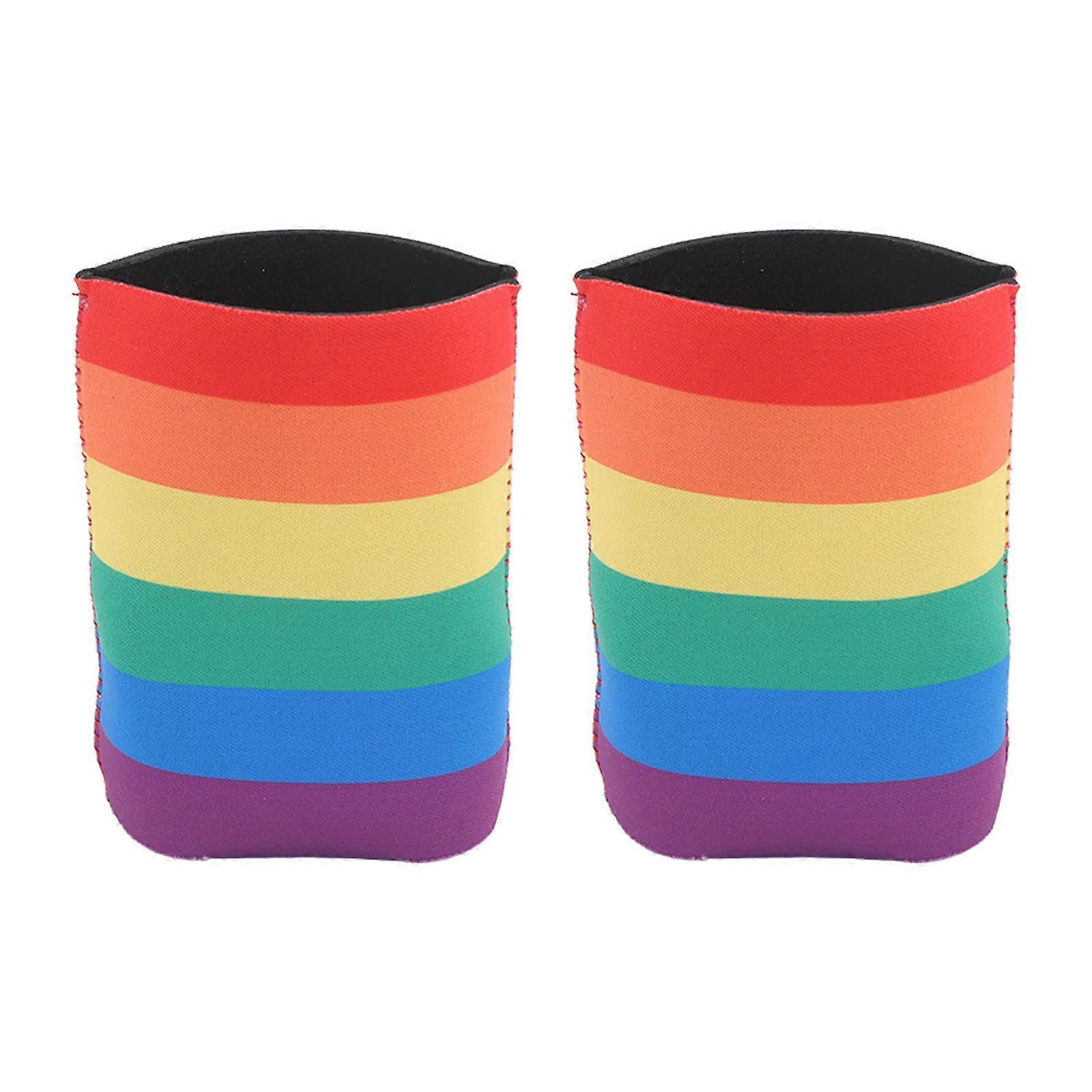 2Pcs Insulated Neoprene Can Sleeves for Beer Soda Cans