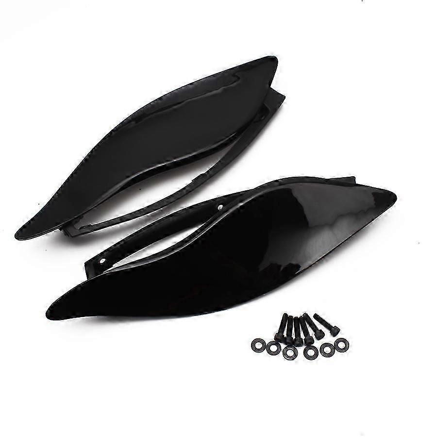 Motorcycle Parts Adjustable Fairing Side Wings Air Deflectors For Harley Touring Cvo Electra Street Tri Glide 2014-2020