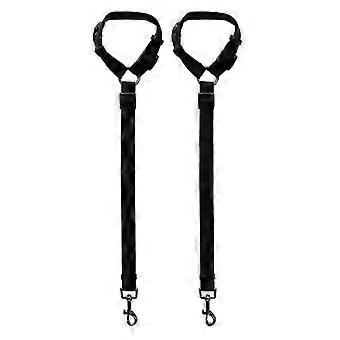 Hands-Free Adjustable Dog Leash With Safety Loop And Quick-Release Mechanism