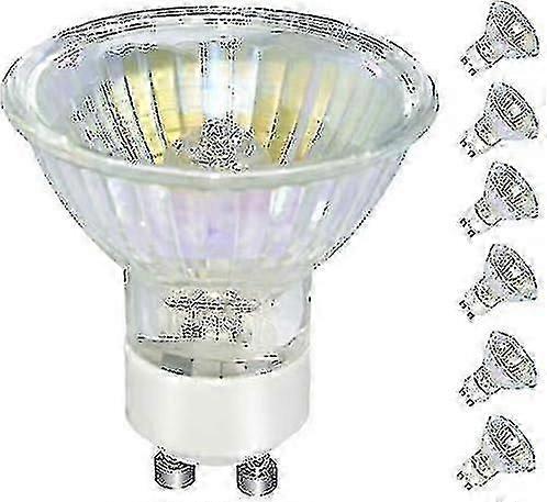 Gu10 Halogen Bulb Gu10 220v 50w Dimmable Gu10 Light Bulb With Long Lasting Lifespan Gu10 Base Bulb 6 Pack