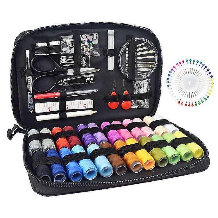 Portable Home Household Sewing Kit Set with Complete Needles Set for Adults Kids Beginner