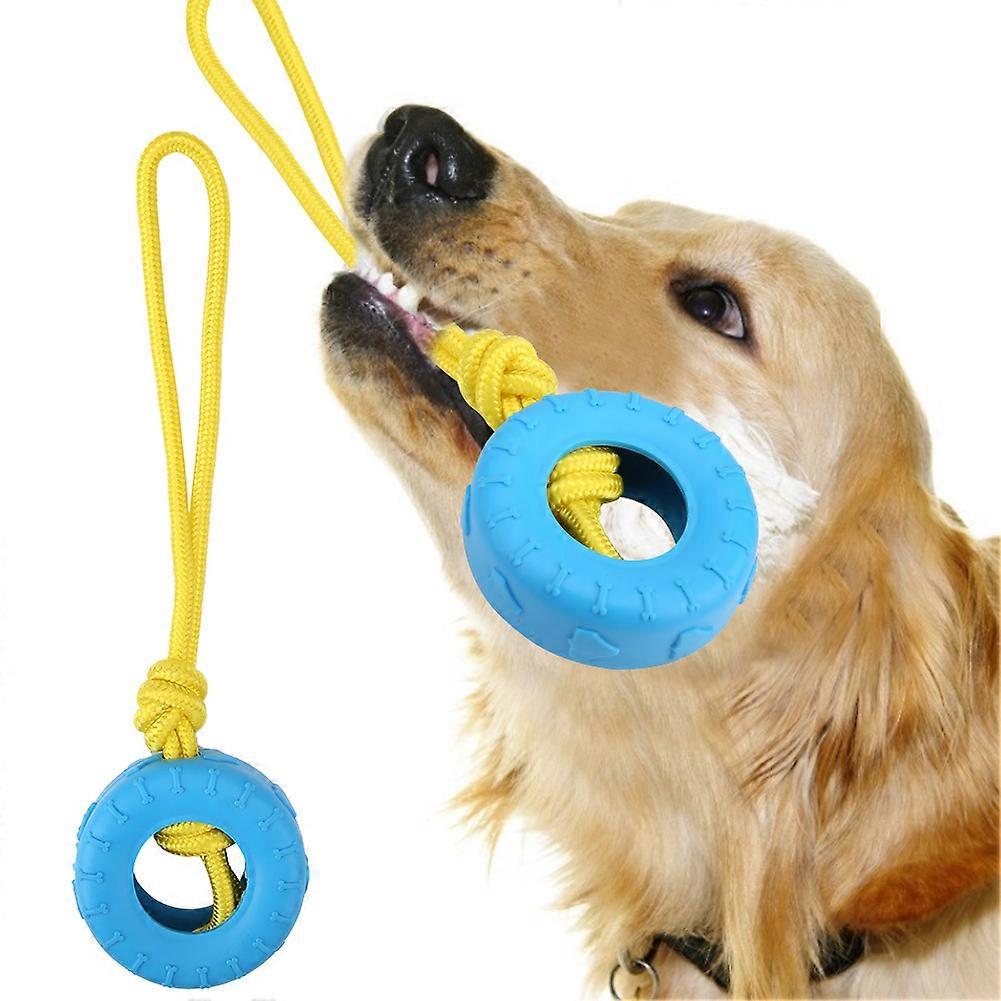 Latex Material Dog Chew Training Rope Toy for Teeth Cleaning, Elastic and Durable, Suitable for All Dog Sizes