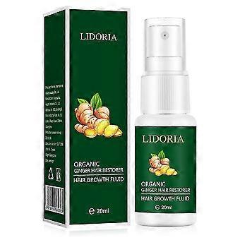 Gengibre Raiz de Cabelo- Spray Nutritivo e Melhorando a Calvície, Suavidade, Clareamento e Cuidados com o Cabelo Líquido 20ml