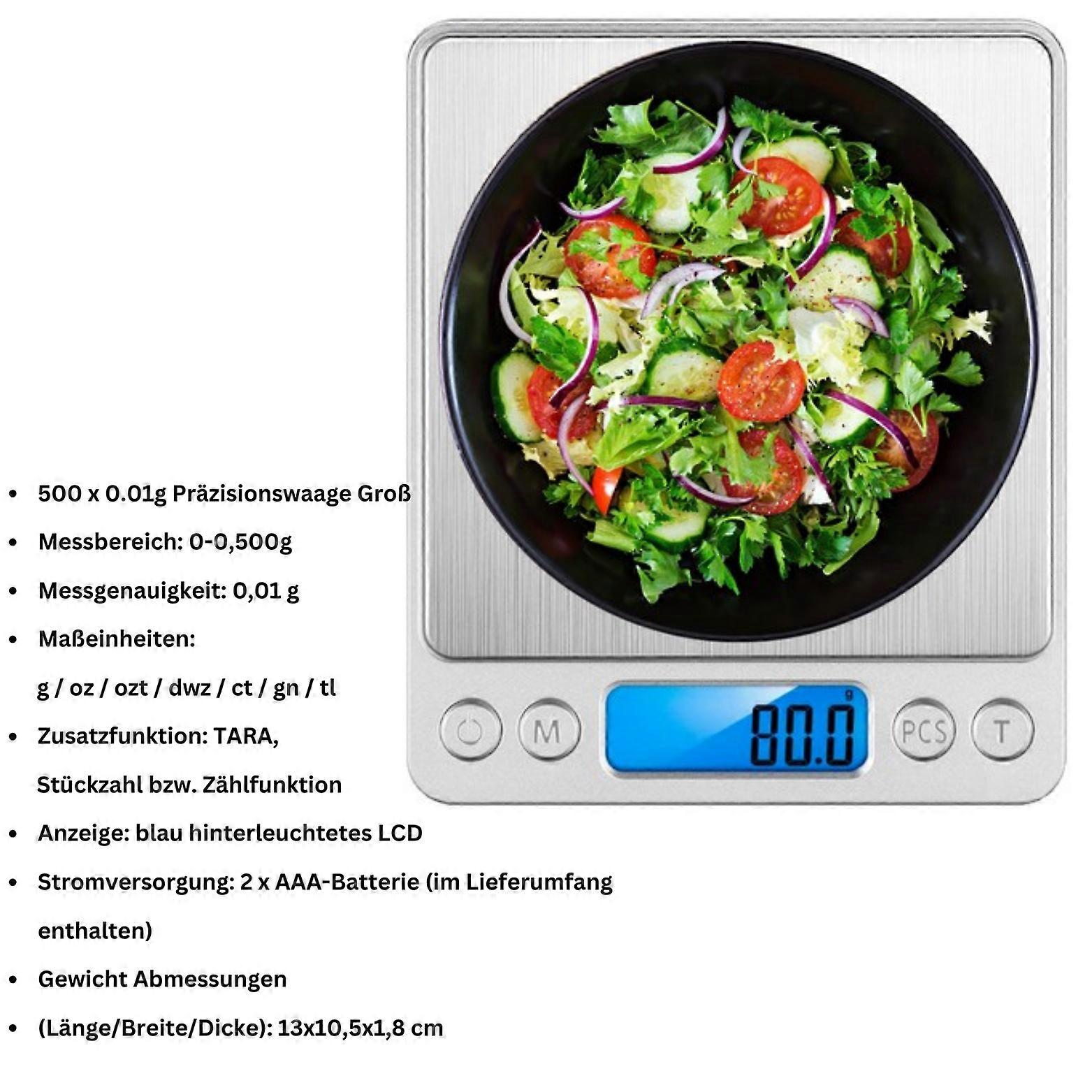 Precise Stainless Steel Digital Kitchen Scale