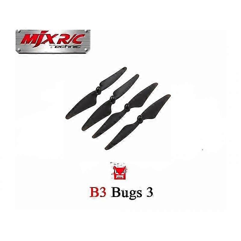 MJX B3 Rc Quadcopter ड्रोन (MJX कीड़े 3) स्पेयर पार्ट्स सहायक उपकरण के लिए 4PCS प्रोपेलर ब्लेड
