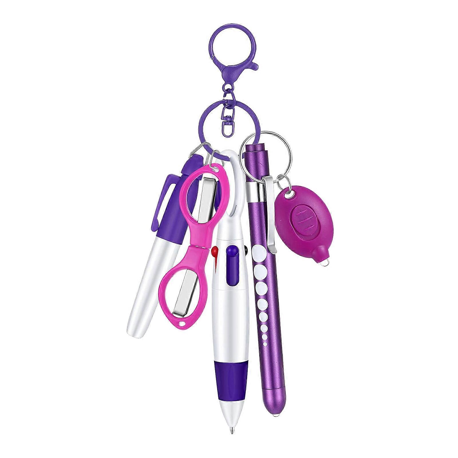 Practical and Stylish Elegant Nurse Pen Keychain Set Portable Accessory for Medicals Professionals and Nursing Students