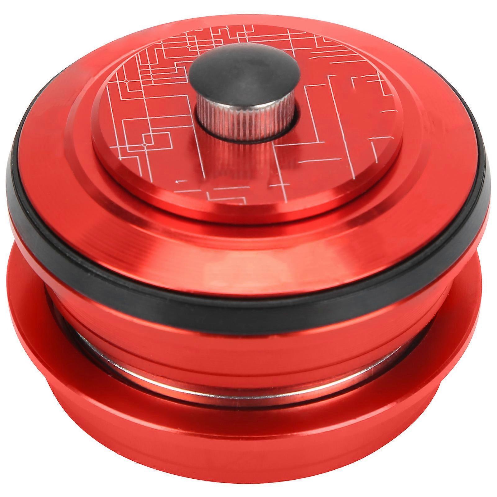 Mountain Bike Front Fork Headset 44mm Threadless Aluminum Alloy Headset ReplacementRed