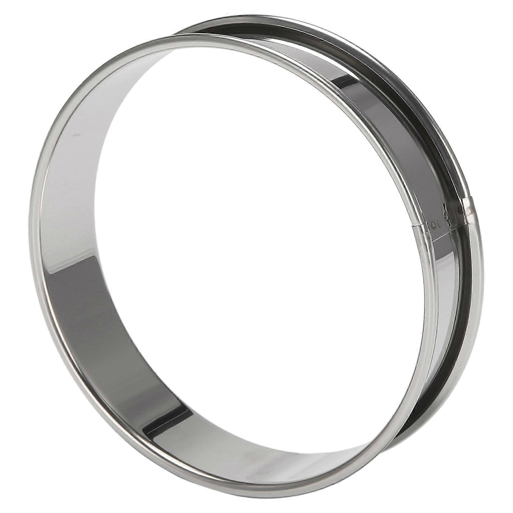 4Inch Muffin Crumpet Rings,Set of 10 Stainless Steel Double Tart Ring
