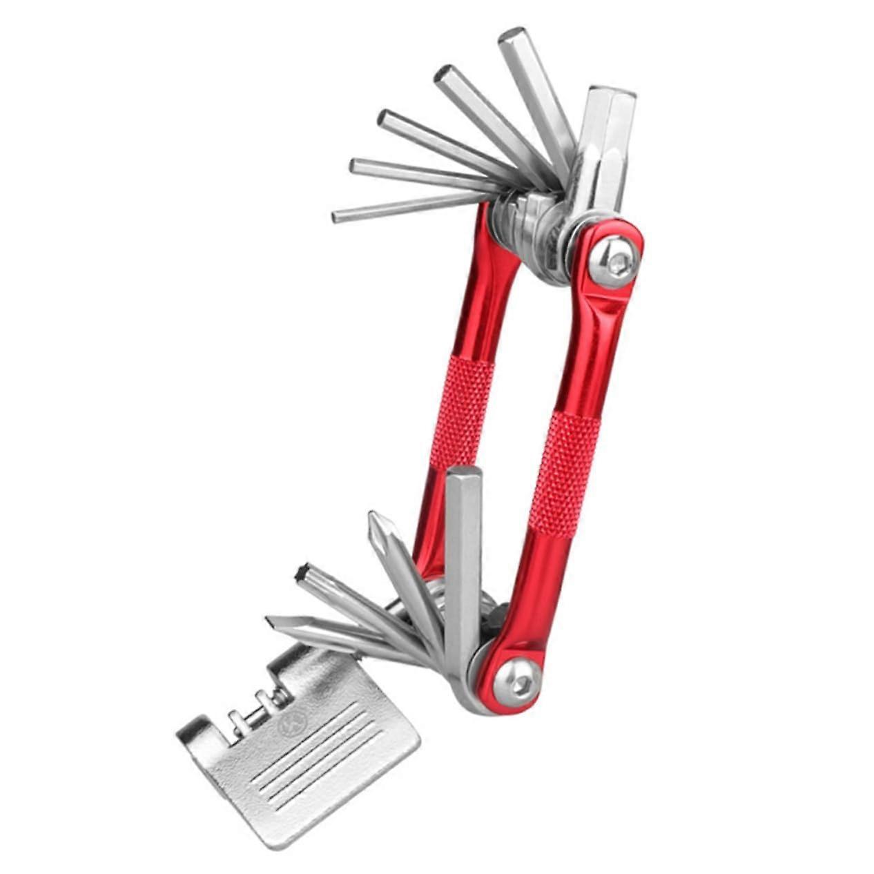 Bicycle Repair Tool Kit Compact Folding Multi-Function Bike Maintenance Set Lightweight Portable Bicycle Tools