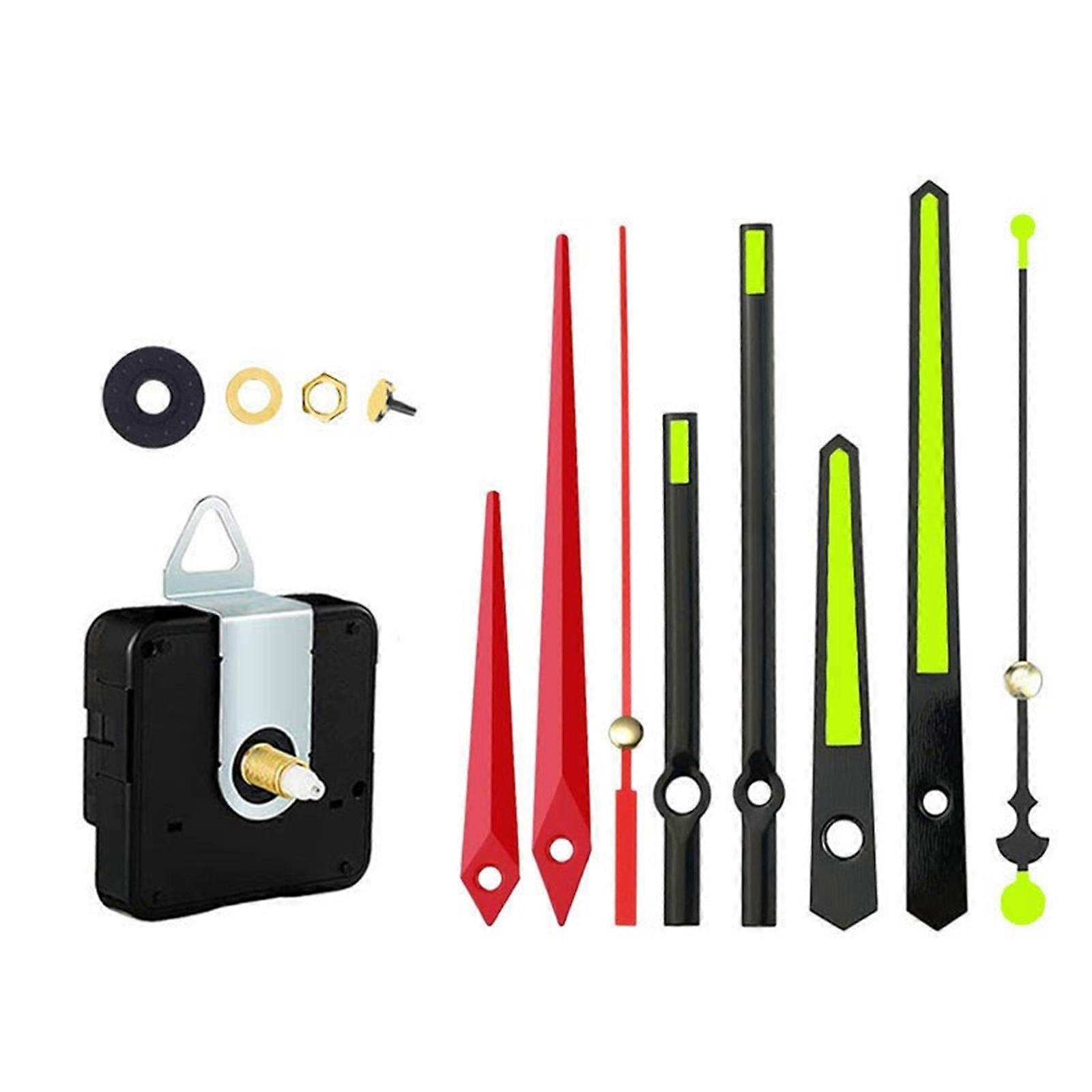 Quiet and Accurate Clock Movement Replacement Clock Mechanism Easy Installation DIY Clock Repair Tool Set with Hands