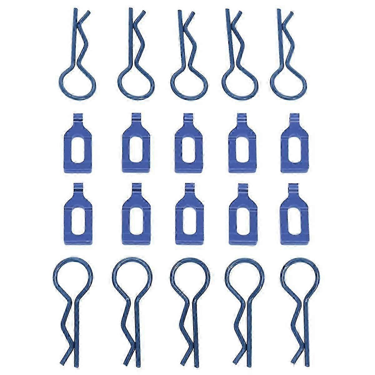 Alloy Car Shell Buckle, Car Shell Clip Pull Ring, Suitable For 1/8 Remote Control Model Car,blue