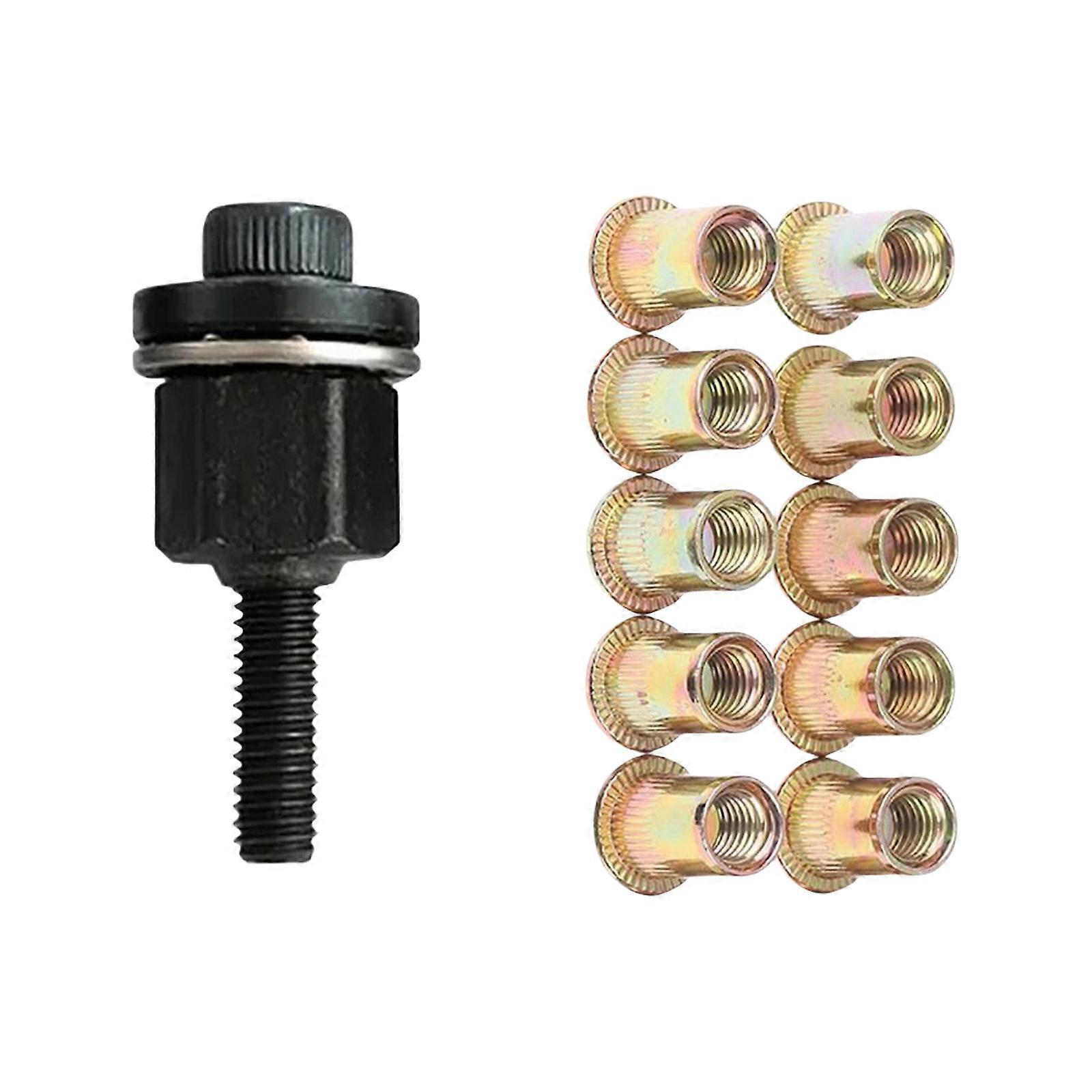Easy Manual Rivets Nut Installation Tool Lightweight Ergonomic Hand Rivets Nut Setter Simple to Operate for DIY & Repairs
