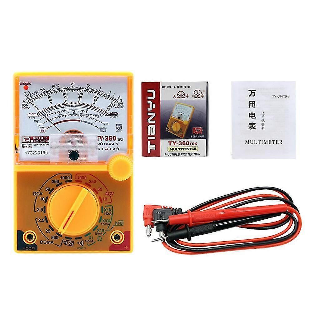 Analog-Multimeter-Tester, Detektor, Messgerät oder Spannungsstromtest mit Summer