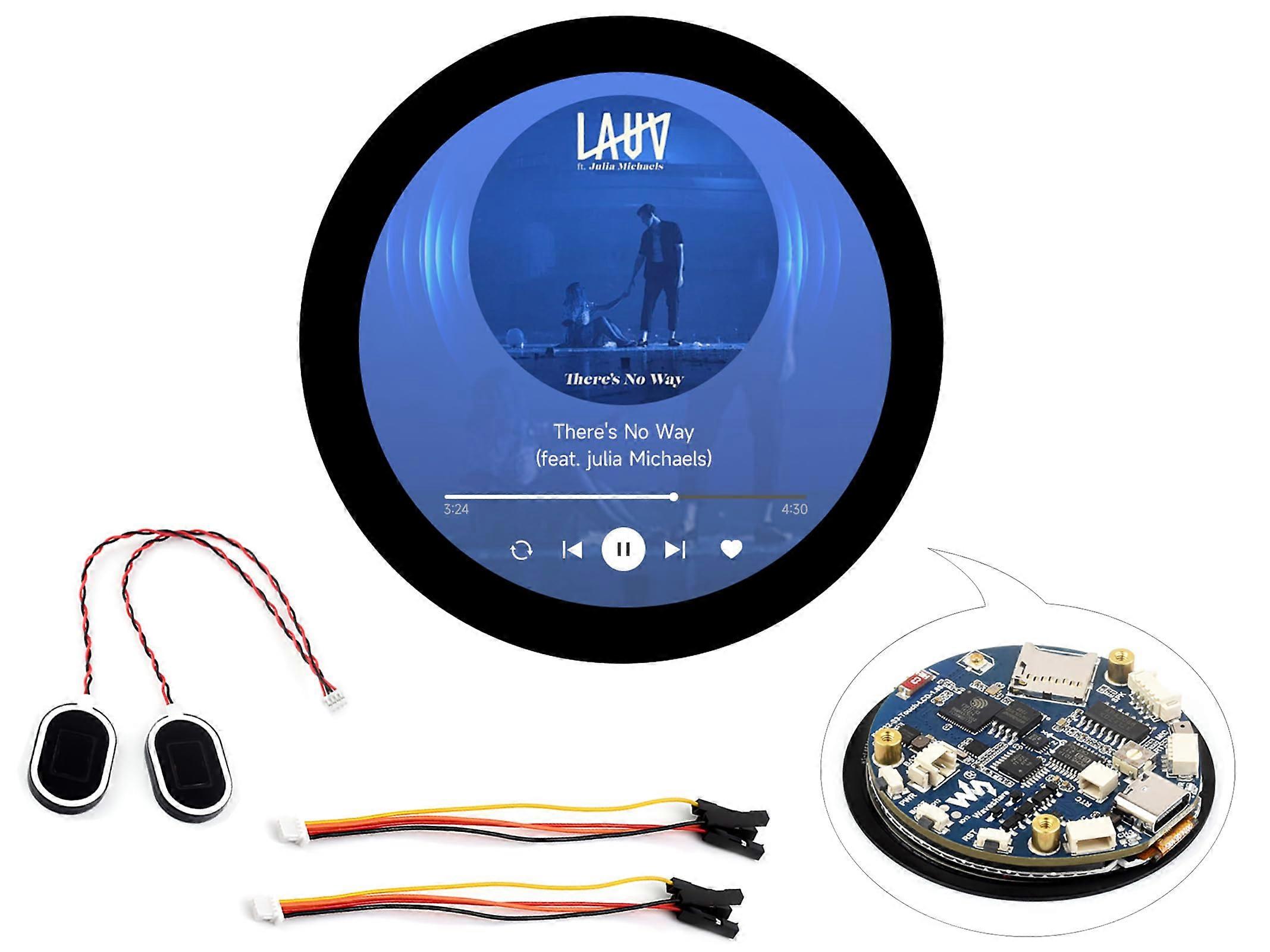 ESP32-S3 Development Board with 1.85 Inch Round Touch Screen and 360x360 Pixel LCD Display, Compatible with IoT Projects