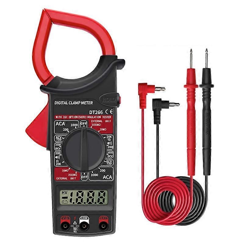 ANENG DT266 Automatic High-Precision Clamp Multimeter with Buzzer DT266 Red