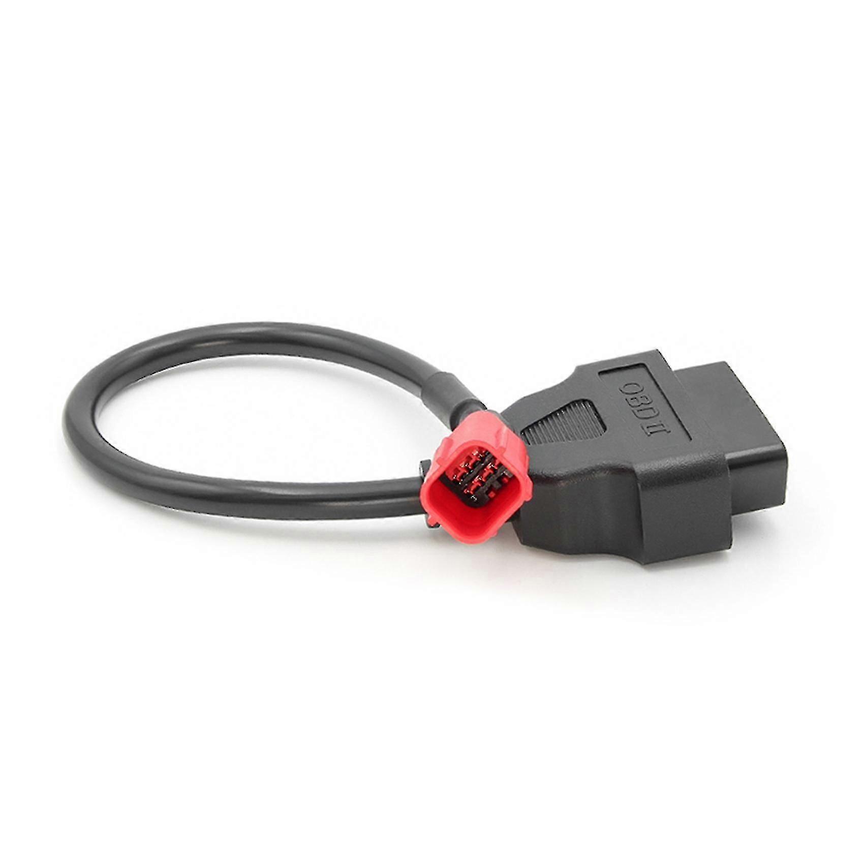 6 To 16 Pin Motorcycle Obd Adaptors Obd2 Diagnostic Cable Extension For